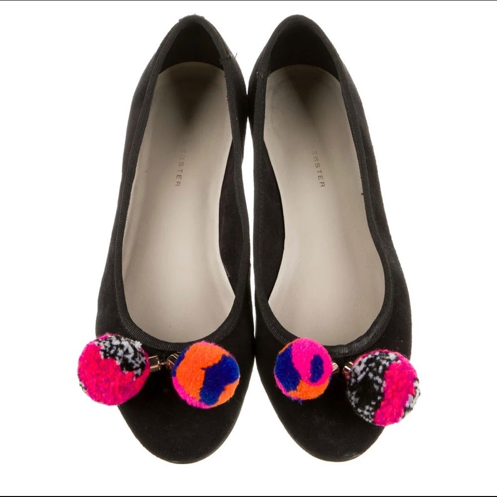 Sophia Webster black suede shoes